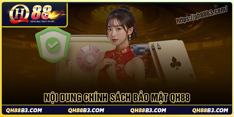 Nội dung quan trọng trong chính sách bảo mật qh88